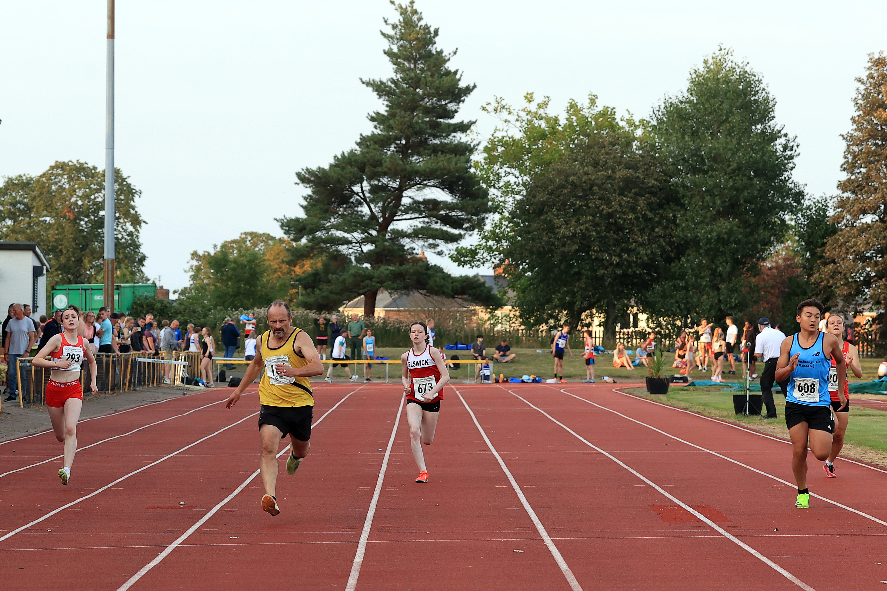 200 metres, 2025 NEGP No 6 Monkton, Wednesday, August 13th.  Photo: David T. Hewitson/Sports for All Pics